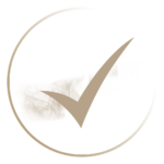 Stylized checkmark icon that pairs with the text below which reads "Most Trusted Brand"