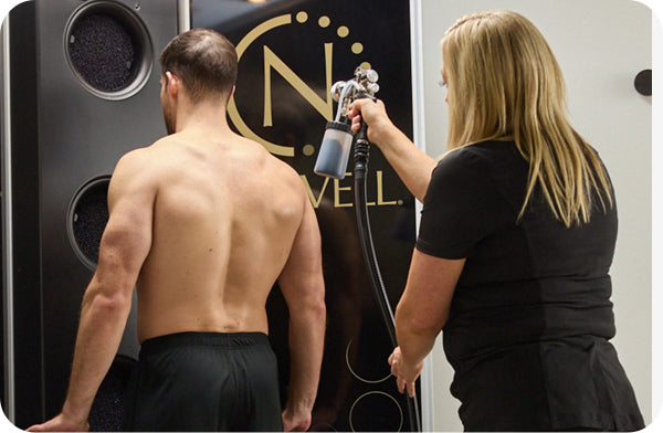 Live spray tan training in Canada